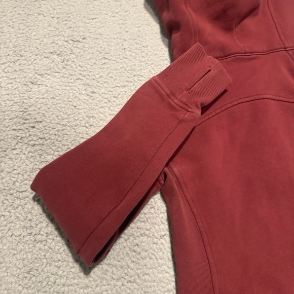 Lululemon Scuba Full Zip Hoodie size 2 mlwi mulled wine gold - Picture 11 of 14